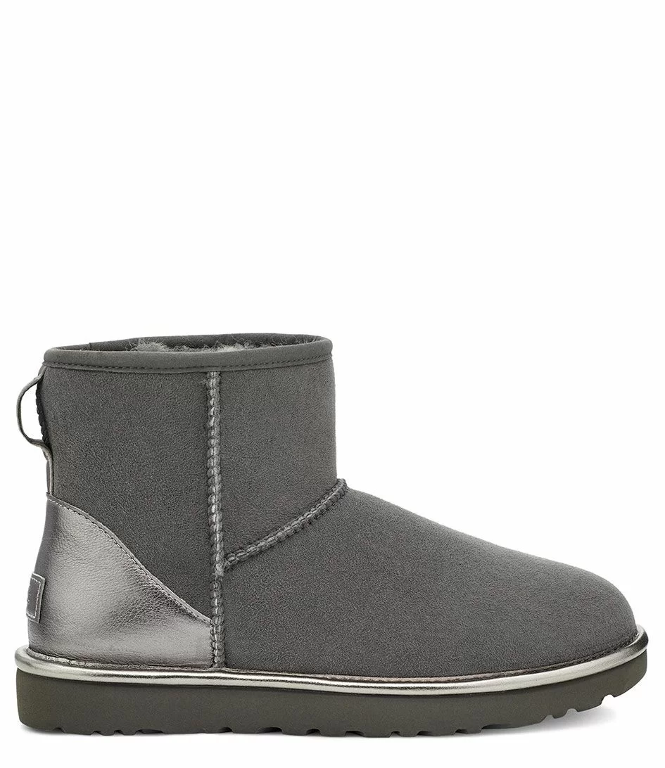 Ugg W Classic Mini Shine Charcoal