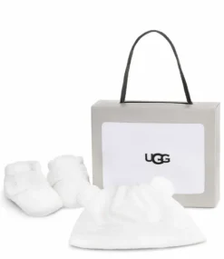 Ugg Infants Bixbee And Beanie Blanc De Blanc