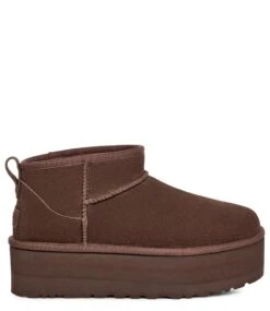 Ugg W Classic Ultra Mini Platform Burnt Cedar