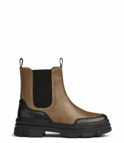 Liewood Faith Leather Chelsea Boot Pecan