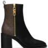 Michael Kors Regan Mid Bootie Black Brown