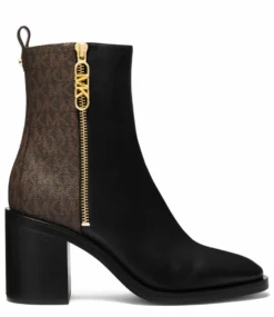 Michael Kors Regan Mid Bootie Black Brown
