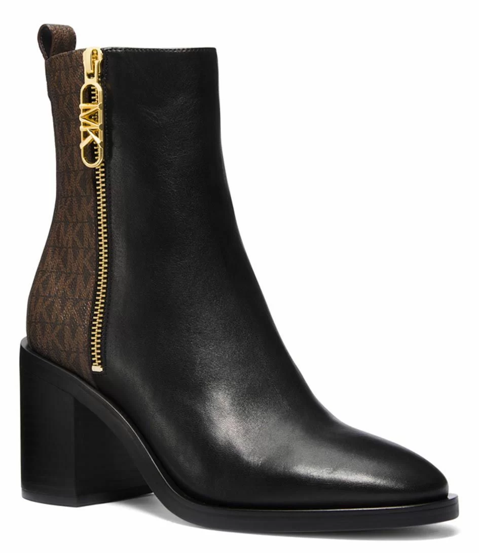 Michael Kors Regan Mid Bootie Black Brown â Image 2