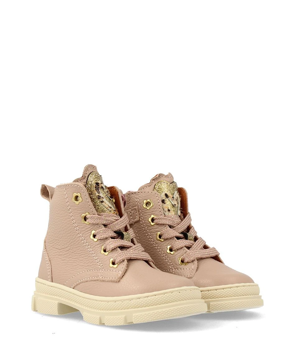 Girls Mid Boot Laces Old Pink â Image 2