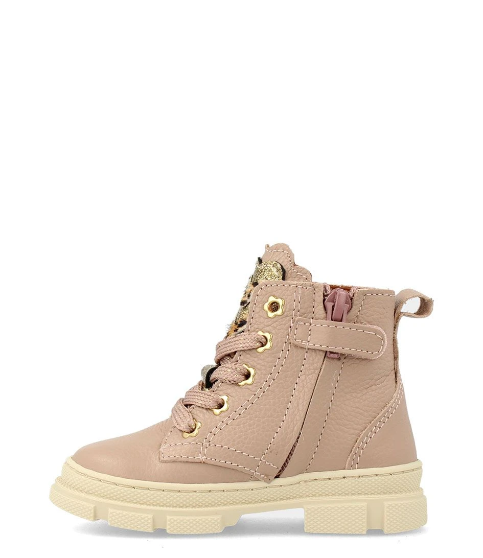 Girls Mid Boot Laces Old Pink â Image 3