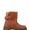 Boys Mid Boot Fur Cognac