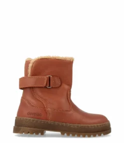 Boys Mid Boot Fur Cognac