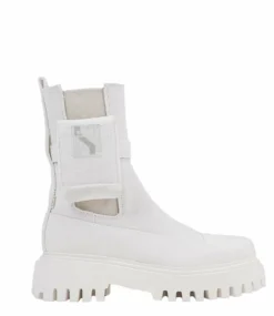 Bronx Groov Y Ankle Boot Off White
