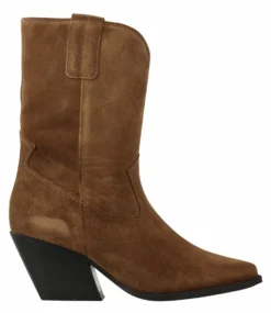 Western Mid Suede Women Taupe Suede