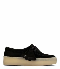 Clarks Originals Wallabee Cup Women Black Nubuck