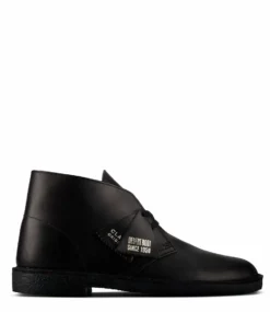 Clarks Originals Desert Boot Men Black Polished