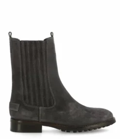 Chelsea Ankle Boot Waxed Suede Grey