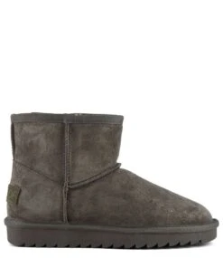 Colors Of California Boot In Glitter Suede Dark Grey