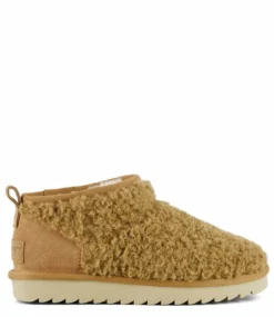 Colors Of California Short Winter Boot In Teddy Tan