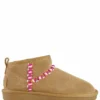 Colors Of California Short Winter Boot Mul Stitch Tan