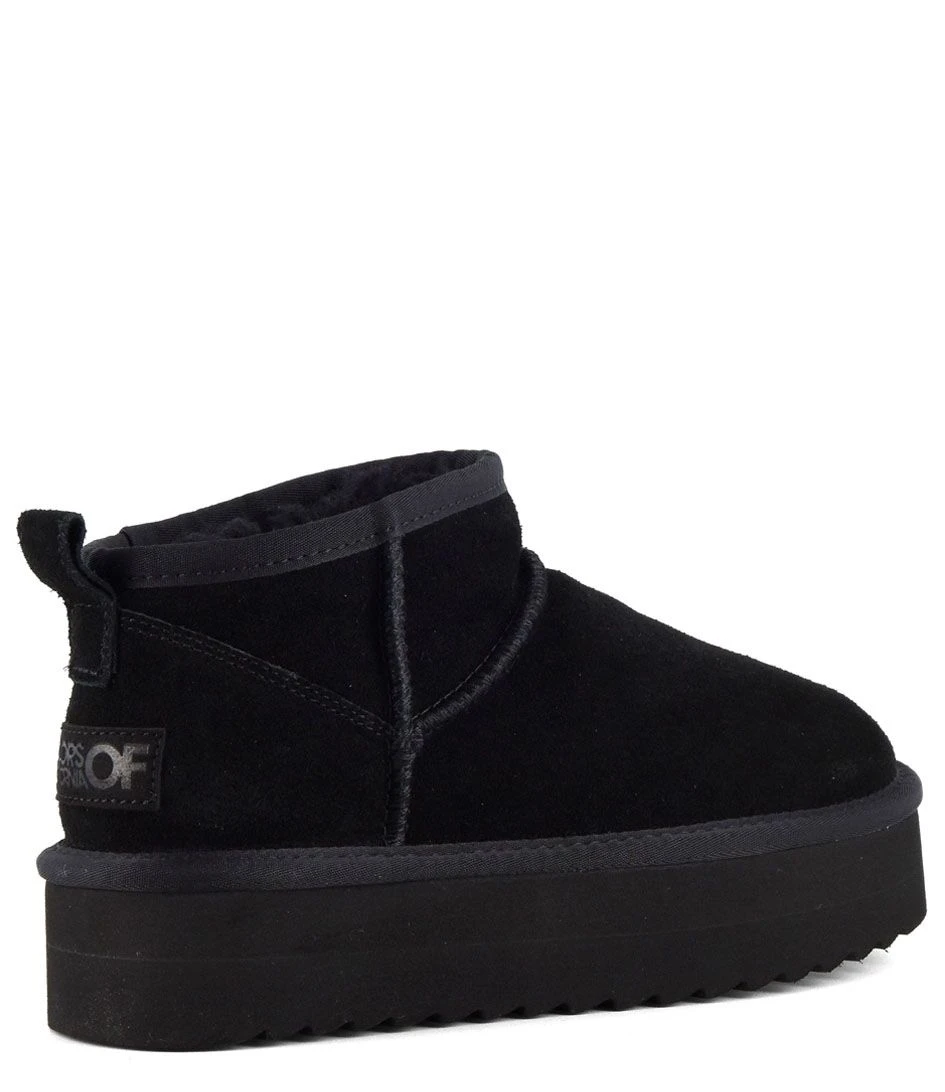 Colors Of California Platform Winter Boot In Suede Black â Image 3