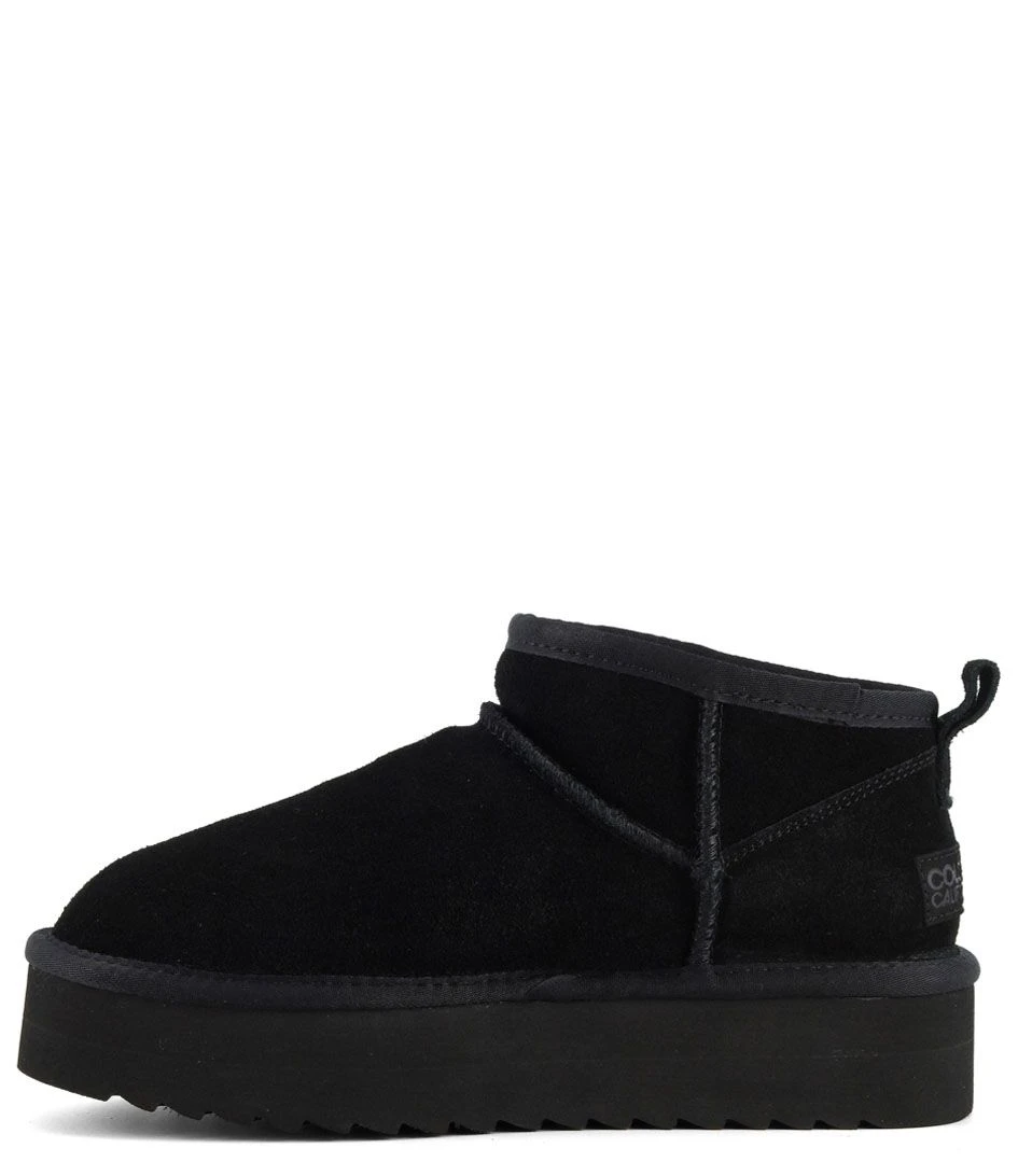 Colors Of California Platform Winter Boot In Suede Black â Image 4