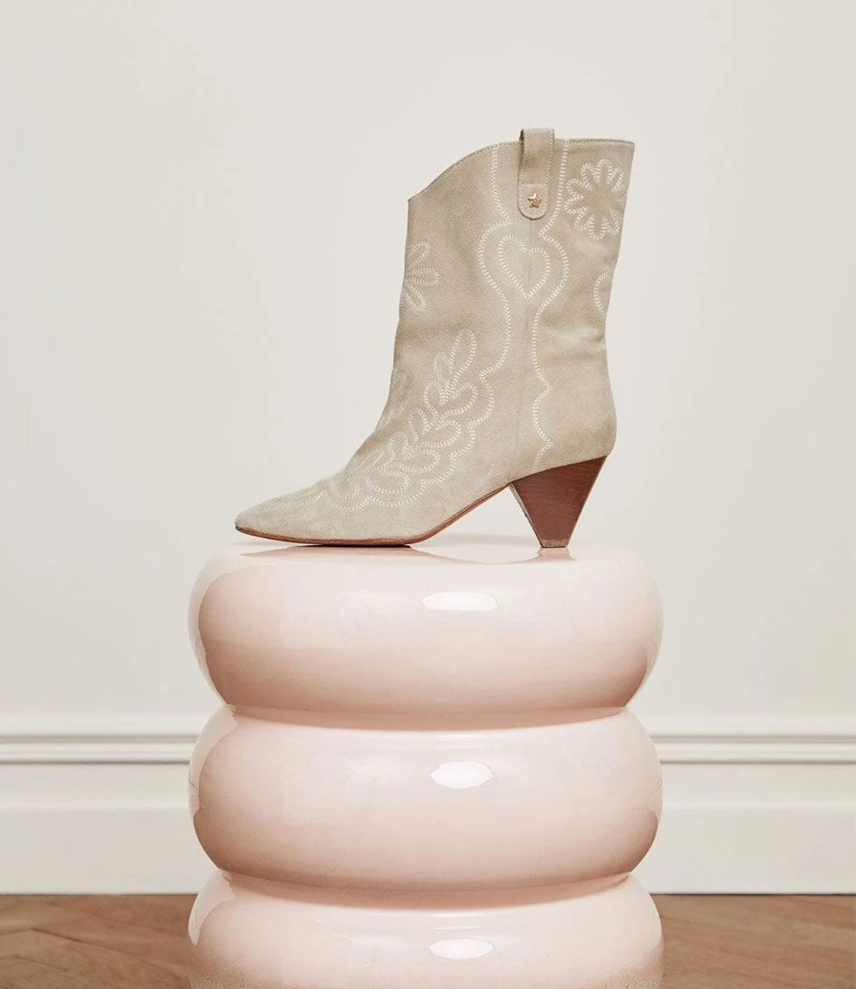 Fabienne Chapot Josie Boots Cream White – Image 2