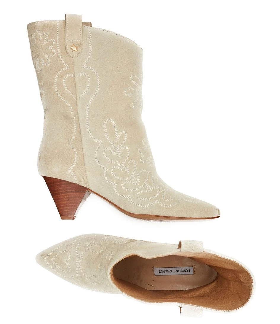 Fabienne Chapot Josie Boots Cream White – Image 5