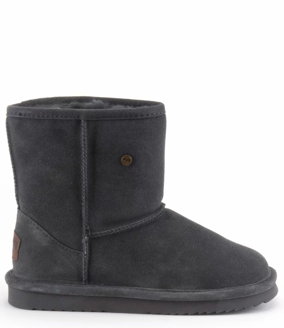 Warmbat Kangaroo Women Suede Dark Grey