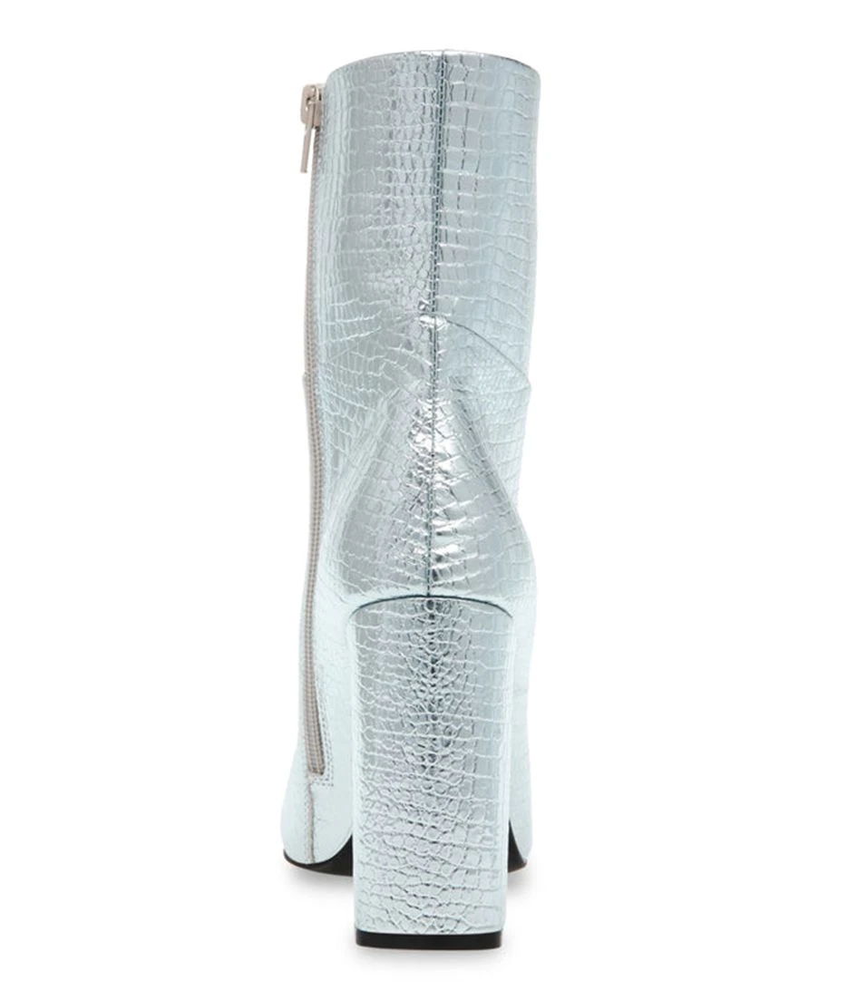 Steve Madden Aisha Bootie Silver Croco â Image 5