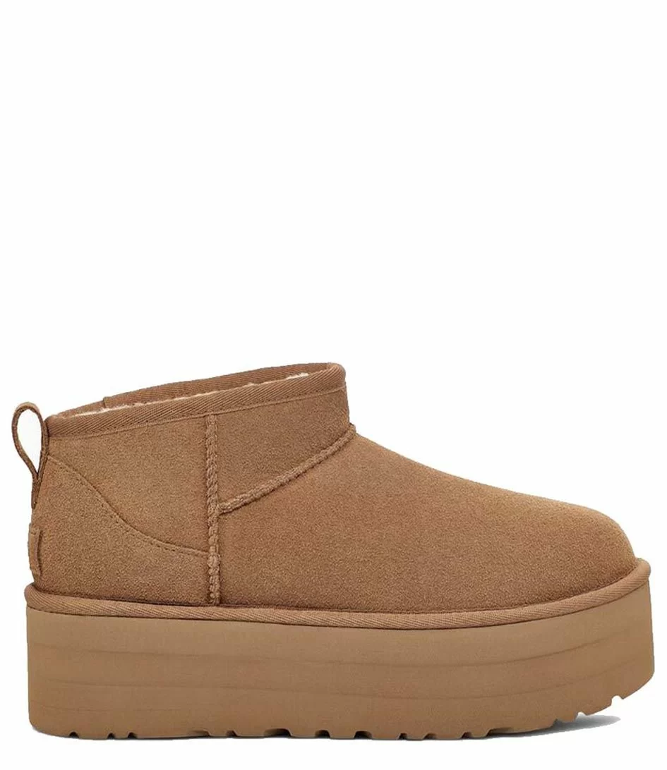 Ugg W Classic Ultra Mini Platform Chestnut