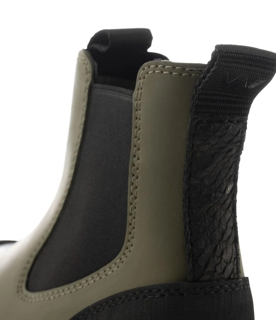 Woden Magda Track Waterproof Dark Olive – Image 5