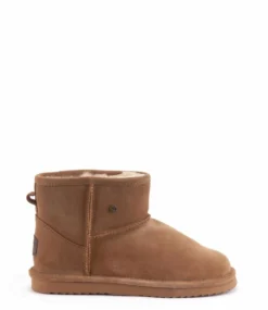 Warmbat Wallaby Kids Suede Cognac