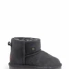 Warmbat Wallaby Kids Suede Dark Grey